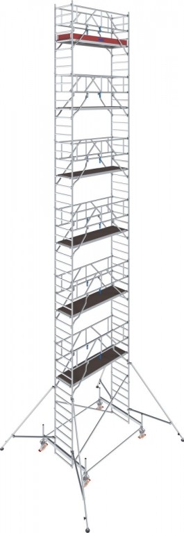 obrázek Hliníkové lešení pojízdné Stabilo 100 0,75x2,5m výška 14,5m KRAUSE