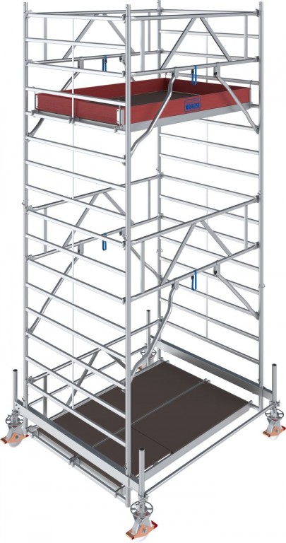obrázek Hliníkové lešení pojízdné Stabilo 500 1,5 x 2,0m výška 5,5m KRAUSE