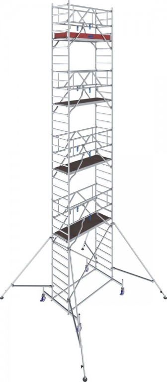obrázek Pojízdné lešení hliníkové Stabilo 10 délka 2,5m výška 10,4m KRAUSE